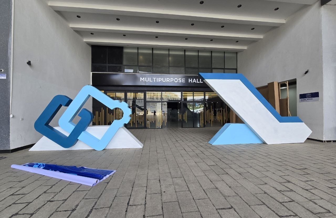 Custom MDF Set Pieces — Venue entrance sculpture build — Multipurpose Hall activation