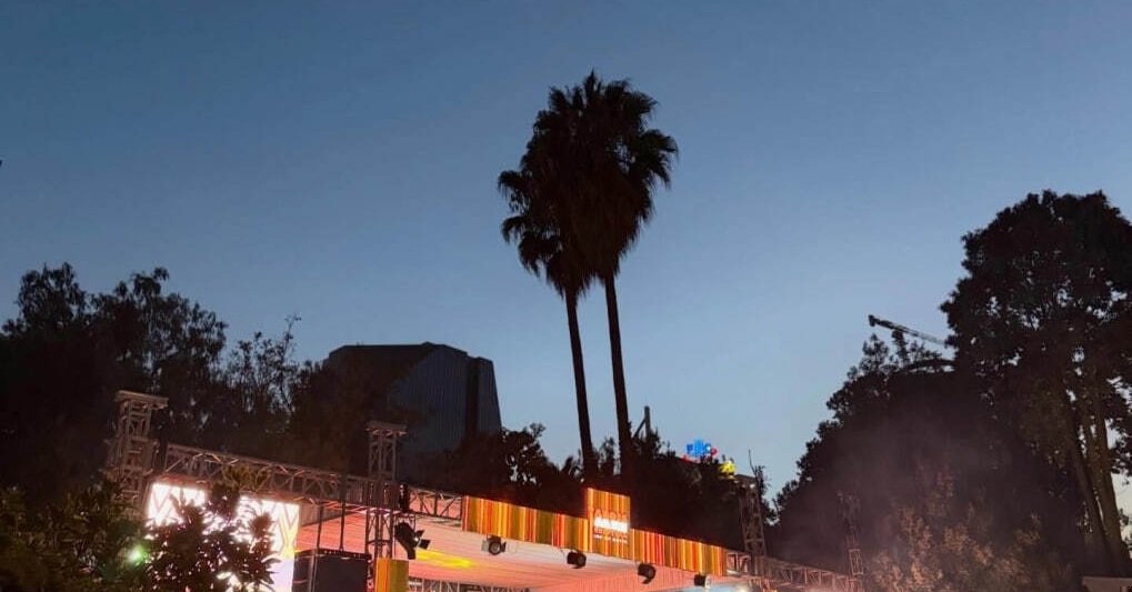 Outdoor LED Wall — High-refresh visual wall for concerts and cultural nights